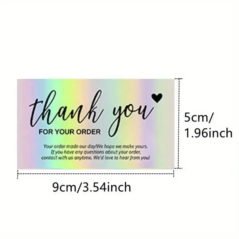 holographic thank you cards Prismatic Thank You Cards